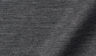 Fabric swatch of Reda Grey Melange Merino Wool Jersey Knit Fabric