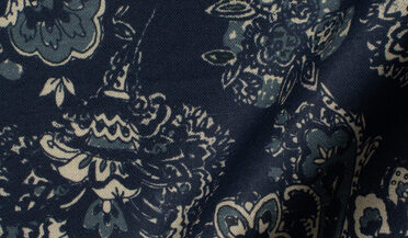 Shop Albiate Vintage Navy Blue Paisley Print
