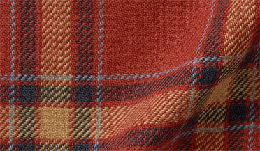 Shop Japanese Washed Scarlet and Gold Country Plaid