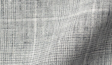 Shop Tessuti di Sondrio Light Grey Prince of Wales Check Linen