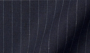 Shop Leomaster Navy Pinstripe Linen