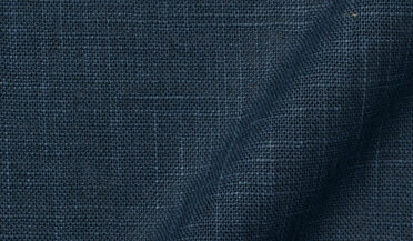 Fabric swatch of Japanese Washed Navy Slub Weave Fabric
