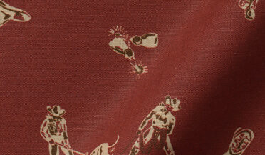 Shop Rust Rodeo Print Cotton and Linen