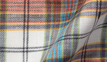 Shop Canclini Multi Color Plaid Linen