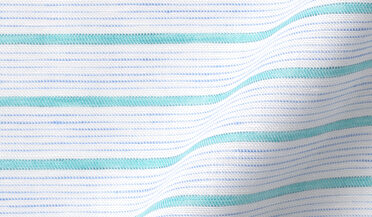 Shop Grandi and Rubinelli Washed Seafoam Horizontal Stripe Linen