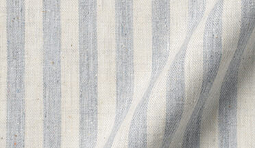 Shop Albiate Light Grey Recycled Cotton Stripe