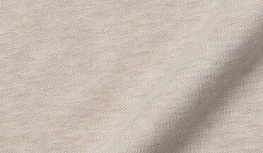 Fabric swatch of Carmel Beige Tencel and Cotton Knit Pique Fabric