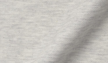 Fabric swatch of Ventura Light Grey Melange Knit Pique Fabric