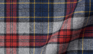 Stowe Red Navy and Grey Plaid Flannel Shirts by Proper Cloth