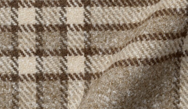 Shop Faroe Beige Plaid Cotton Blend
