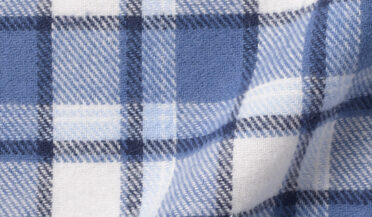 Shop Portuguese Blue and White Plaid Flannel