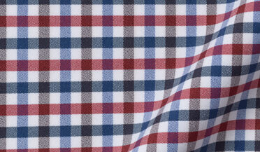 Shop Recycled Cotton Free Performance Navy and Cranberry Gingham