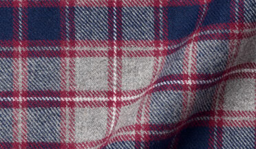 Shop Grey Navy and Scarlet Plaid Flannel