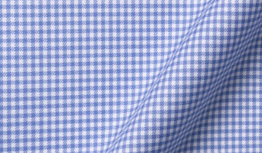 Shop Non-Iron Stretch Blue Gingham Twill