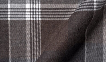 Shop Canclini Grey and Brown Plaid Lightweight Flannel