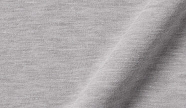 Light Grey Melange Jersey Polo Collar Golf Shirt Shirt