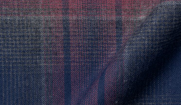 Shop Portuguese Pink and Navy Ombre Plaid Flannel