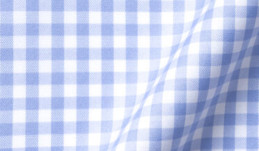 Shop Non-Iron Light Blue Twill Gingham