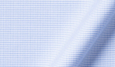 Shop Non-Iron Stretch Light Blue Cotton and Lyocell Small Check