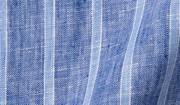 Shop Positano Blue Wide Stripe Italian Linen