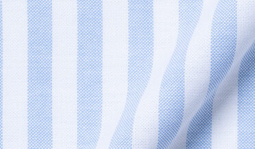 Canclini 140s Light Grey End-on-End Shadow Stripe Shirts by Proper Cloth