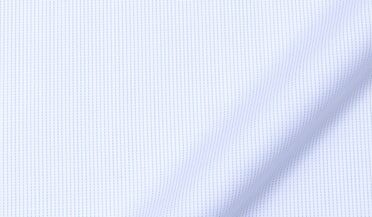 Shop Thomas Mason Wrinkle-Resistant Light Blue Dobby Micro Grid