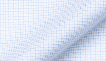 Shop Non-Iron Stretch Light Blue Fine Grid