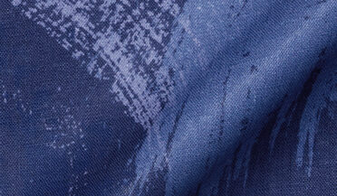 Shop Albini Blue Large Brushstroke Aloha Linen