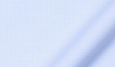 Shop Thomas Mason Light Blue Small Check Twill