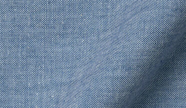 Shop Albiate Dark Indigo Cotton Chambray