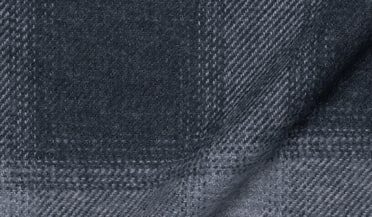 Shop Japanese Charcoal Low Twist Large Ombre Plaid