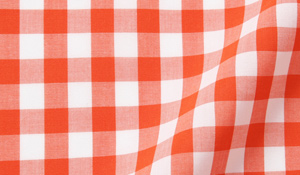 Shop Orange Large Gingham
